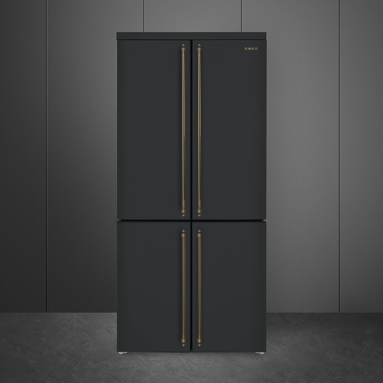 Smeg FQ60CAO6 French-Door Kühl-/Gefrierkombination Anthrazit – Detailansicht