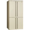 Smeg FQ60CPO6 French-Door Stand-Kühl-/Gefrierkombination in Creme