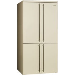 Smeg FQ60CPO6 French-Door Stand-Kühl-/Gefrierkombination in Creme