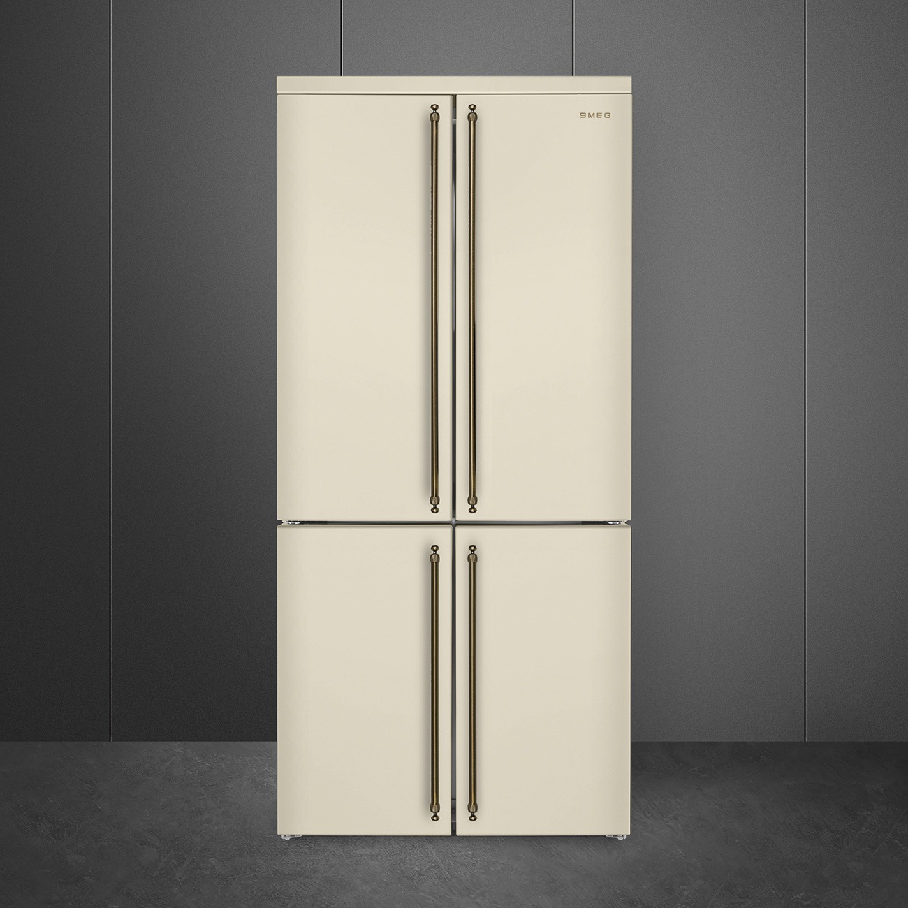 Smeg FQ60CPO6 French-Door Kühl-/Gefrierkombination Creme – Detailansicht