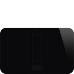 Smeg HHSL7845MB Kochfeldabzug mit Induktion in Schwarz, Rahmen Schwarz-Matt