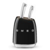 Smeg KBSF02BL Messerblock in Schwarz