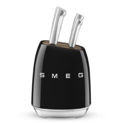 Smeg KBSF02BL Messerblock in Schwarz