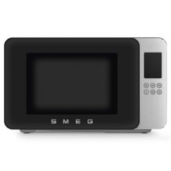 Smeg MOC01BLMEU Kombi-Tisch-Mikrowelle + Grill in Schwarz