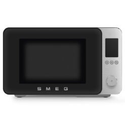 Smeg MOC02BLMEU Kombi-Tisch-Mikrowelle + Heißluft/Grill in Schwarz