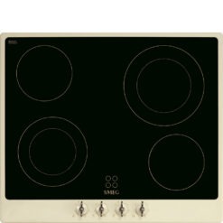 Smeg P864PO Glaskeramikkochfeld in Creme