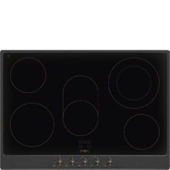 Smeg P875AO Glaskeramikkochfeld in Anthrazit