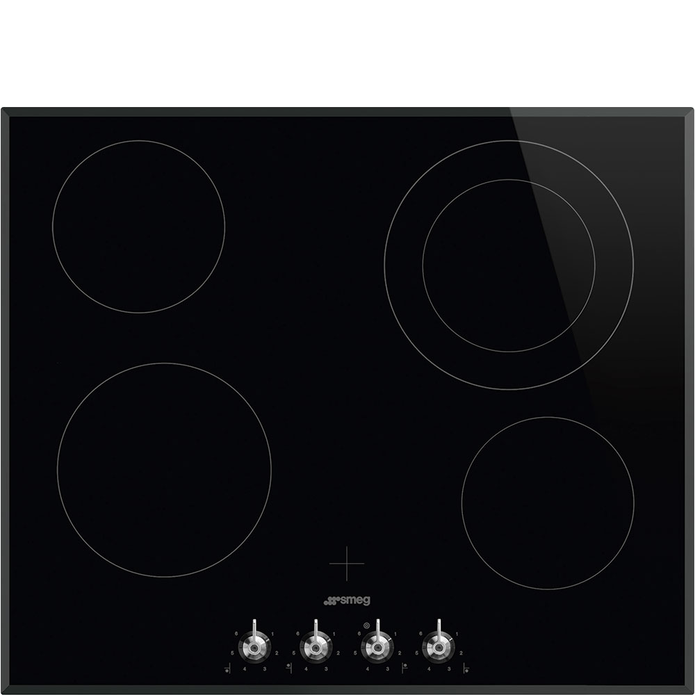 Smeg SE364ETBM Glaskeramikkochfeld in Schwarz