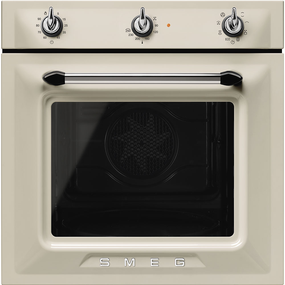Smeg SF6905PF Einbaubackofen in Creme
