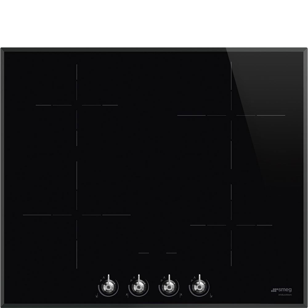 Smeg SI364BM Induktionskochfeld in Schwarz