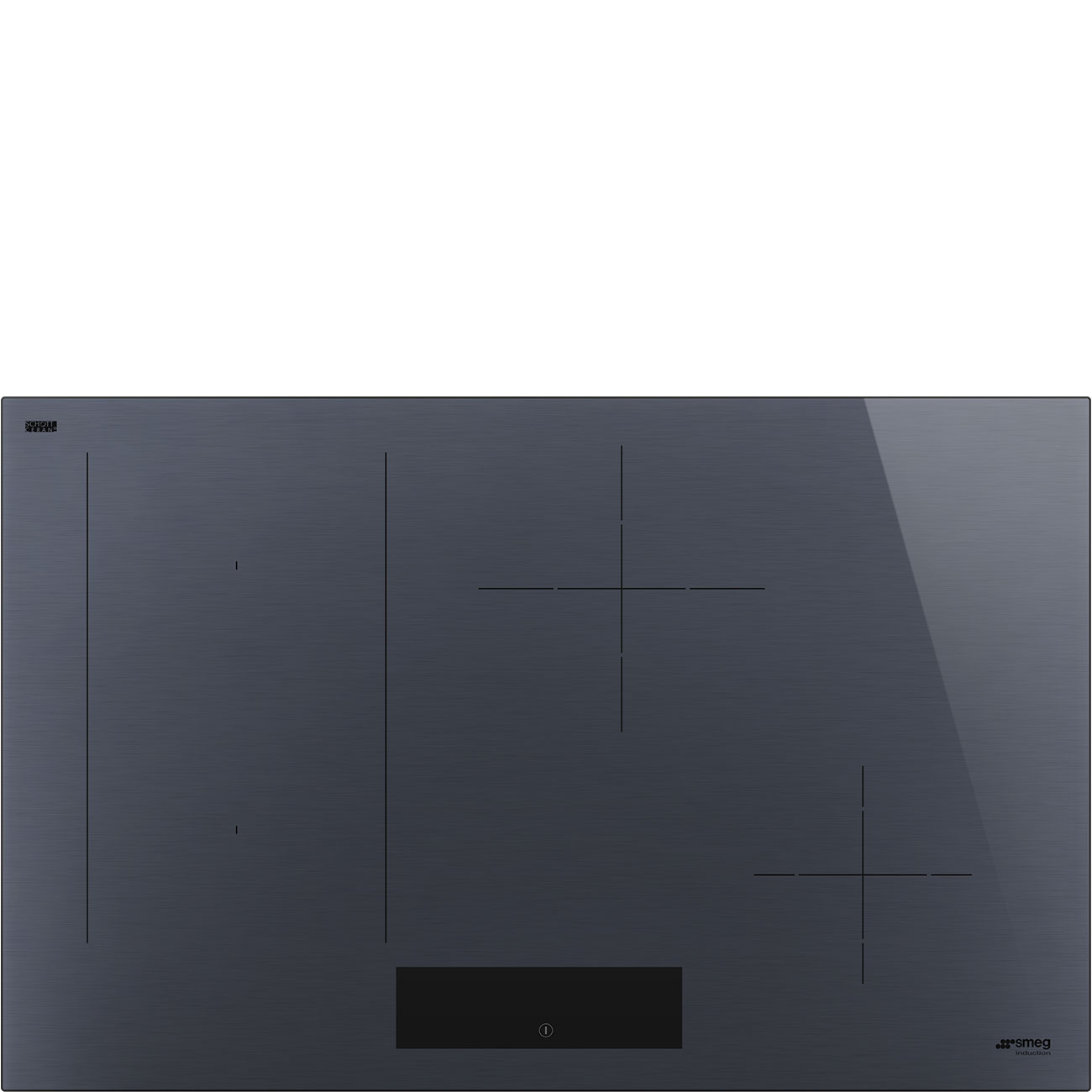 Smeg SIM1844DG Induktionskochfeld in Neptune Grey