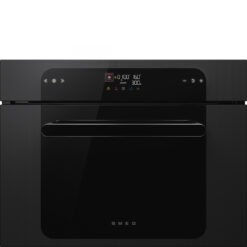 Smeg SO4202M1B Kompakt-Mikrowellenbackofen in Schwarz