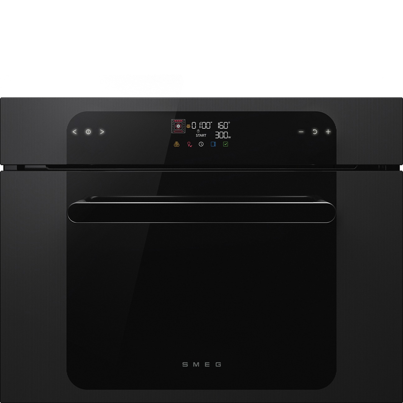 Smeg SO4202M1B Kompakt-Mikrowellenbackofen in Schwarz