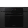 Smeg SO4204M2PB Kompakt-Mikrowellenbackofen in Schwarz