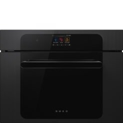 Smeg SO4204M2PB Kompakt-Mikrowellenbackofen in Schwarz