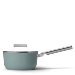 Smeg SPF2012EGM Soßentopf Ø 20cm mit Glasdeckel in Emerald Green-Matt