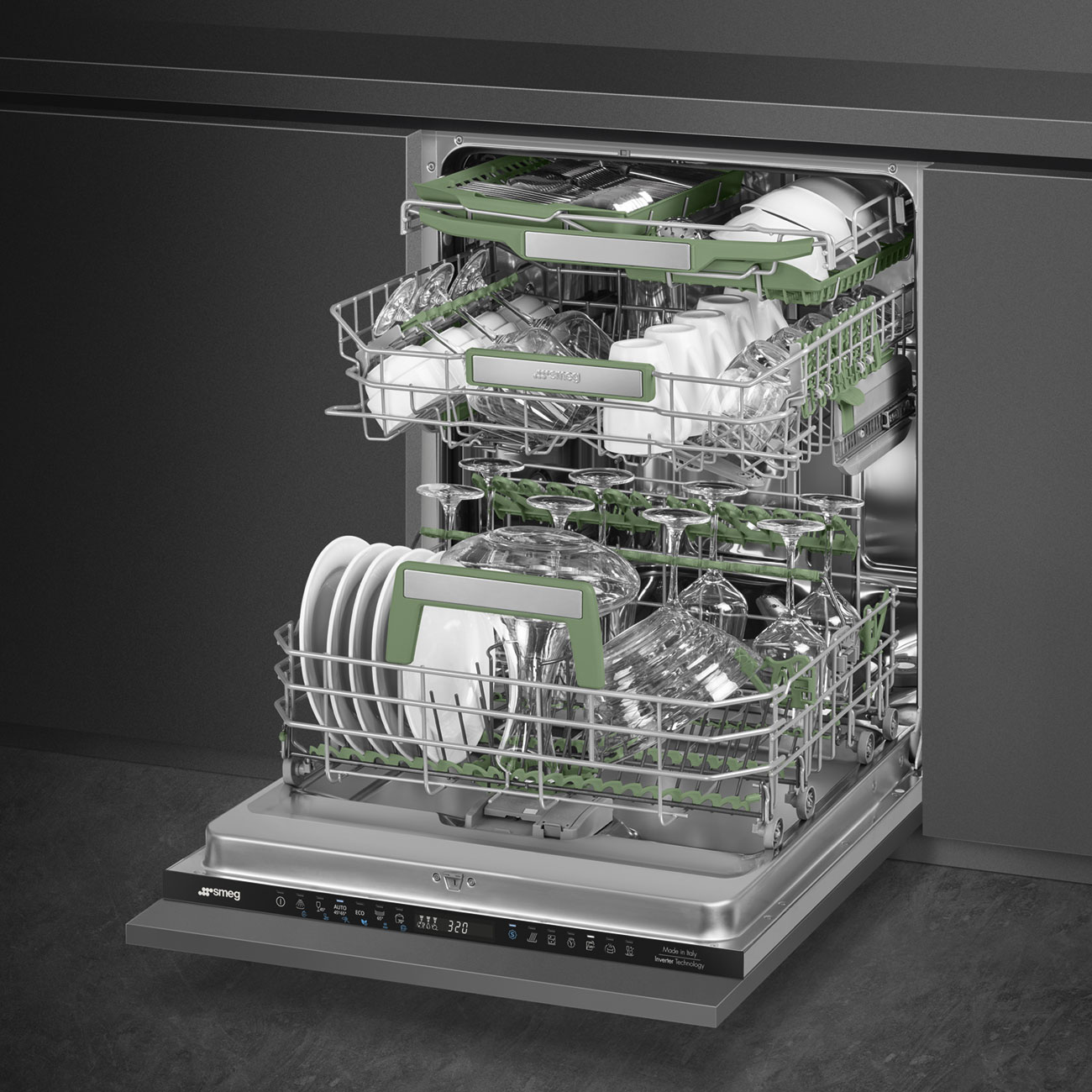 SMEG STL324AQLLDE Einbaugeschirrspüler