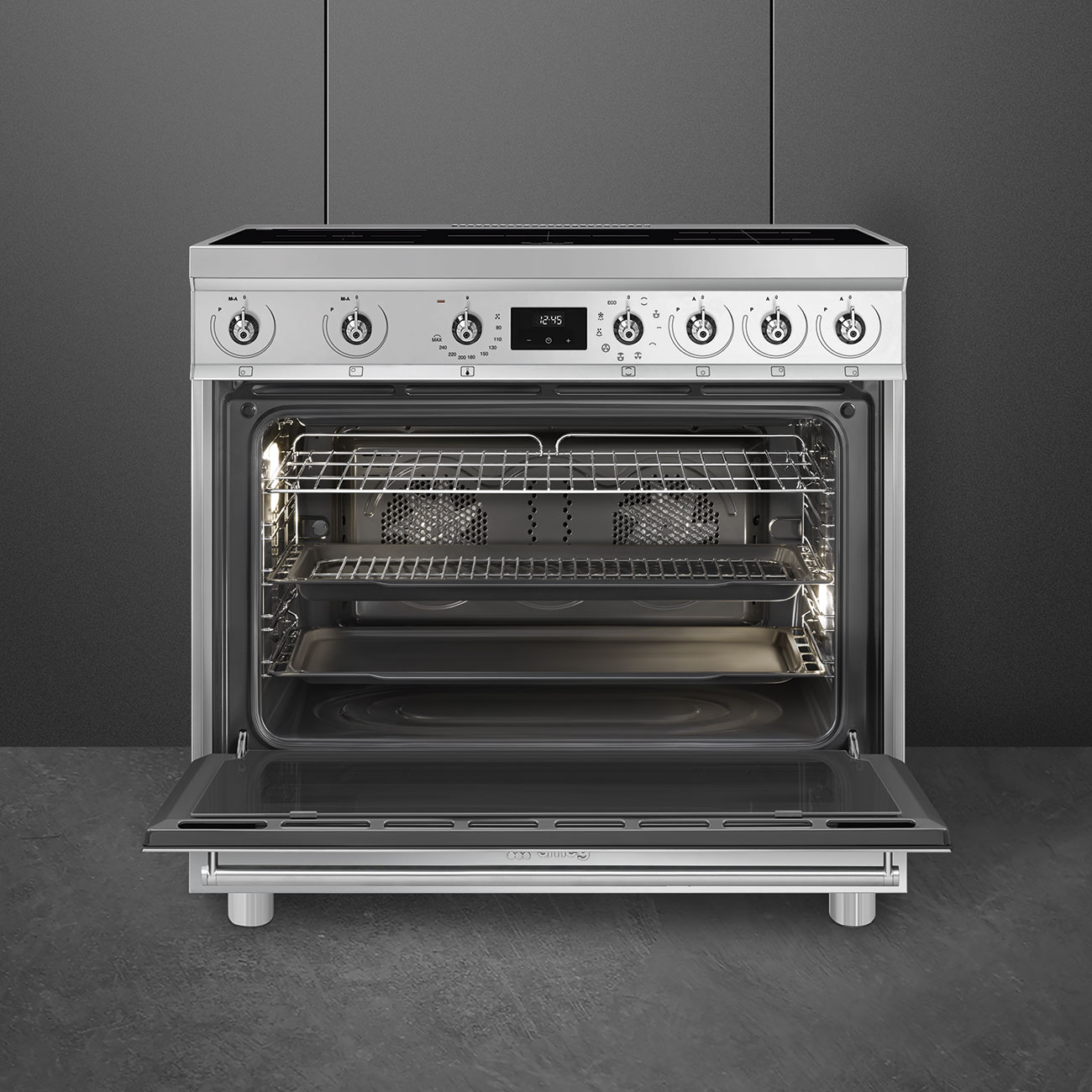 Smeg C9IMX2 Standherd 90 cm Edelstahl – Galerieansicht