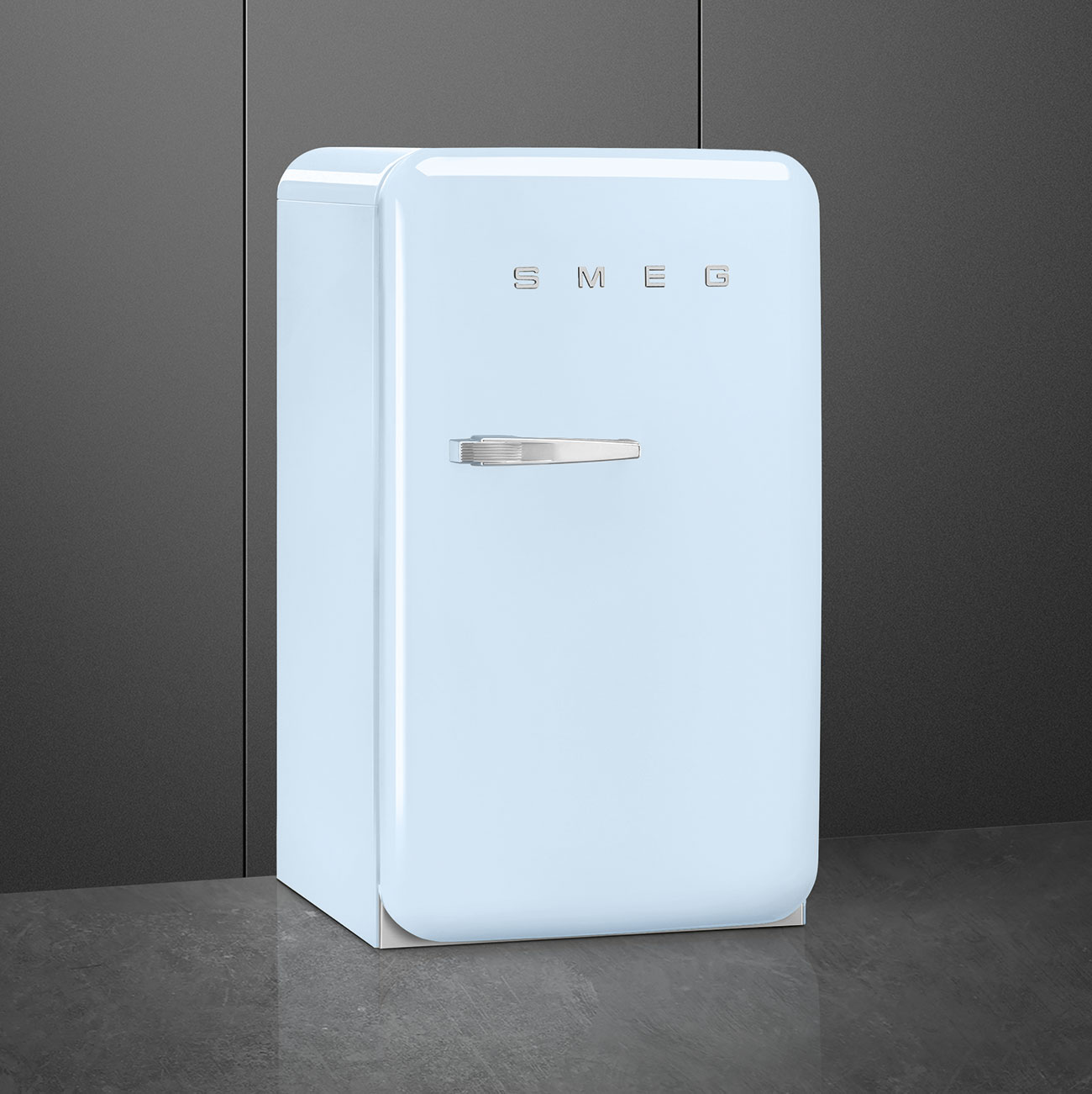 Smeg FAB10HRPB6 Minibar Getränkecenter Pastellblau – Detailansicht