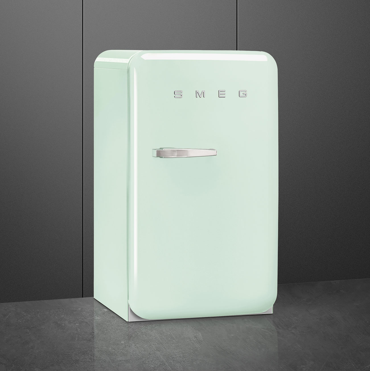 Smeg FAB10HRPG6 Minibar Getränkecenter Pastellgrün – Detailansicht