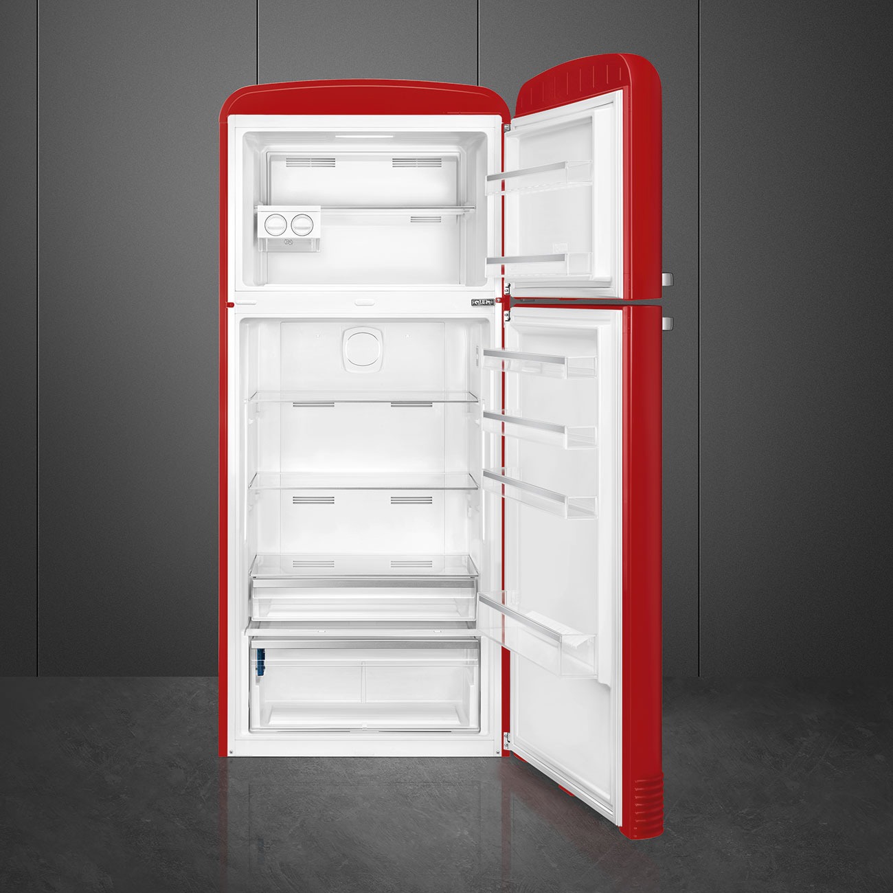 Smeg FAB50RRD5 Retro-Kühlschrank Rot – Galerieansicht