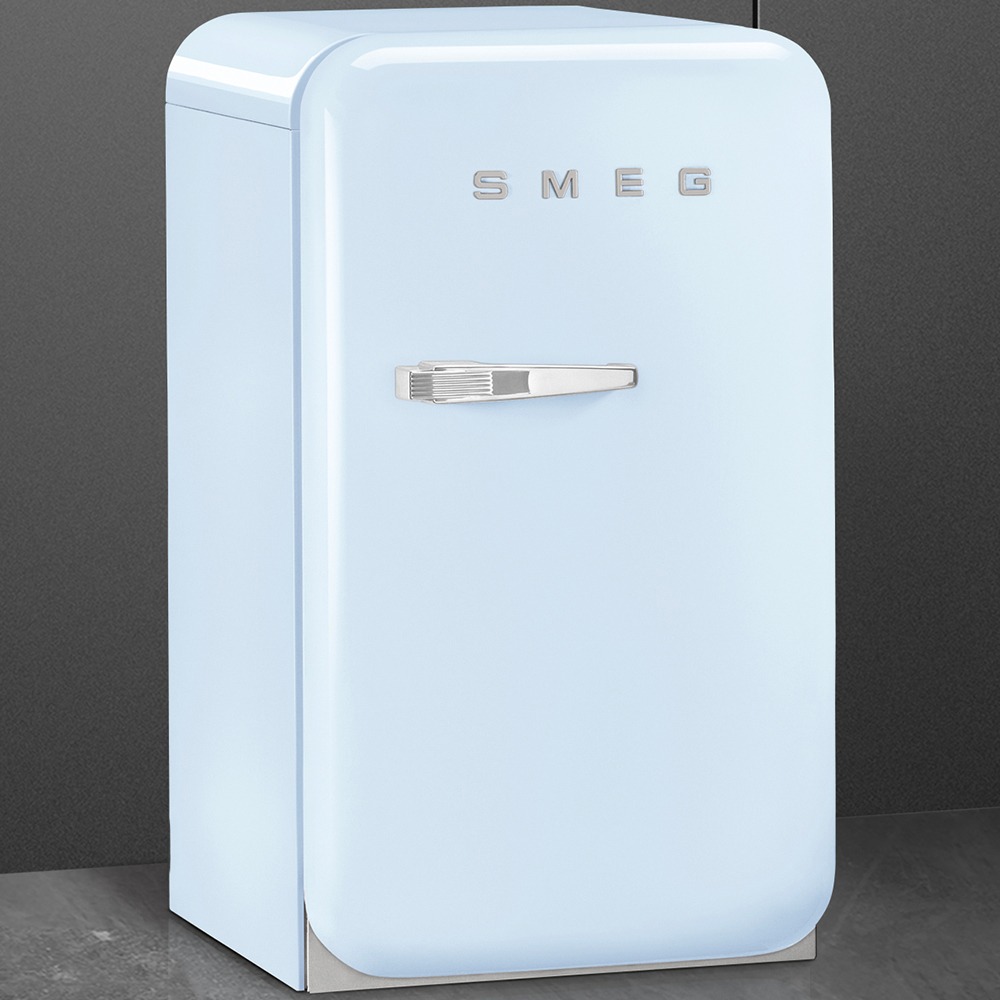 Smeg FAB5RPB6 Minibar Retrokühlschrank Pastellblau – Ansicht