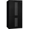 Smeg FQ960BL6 French-Door Kühl-Gefrierkombination in Schwarz