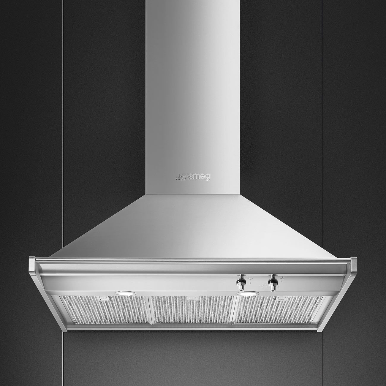 Smeg KD90HXE Wandhaube 90 cm Edelstahl – Galerieansicht