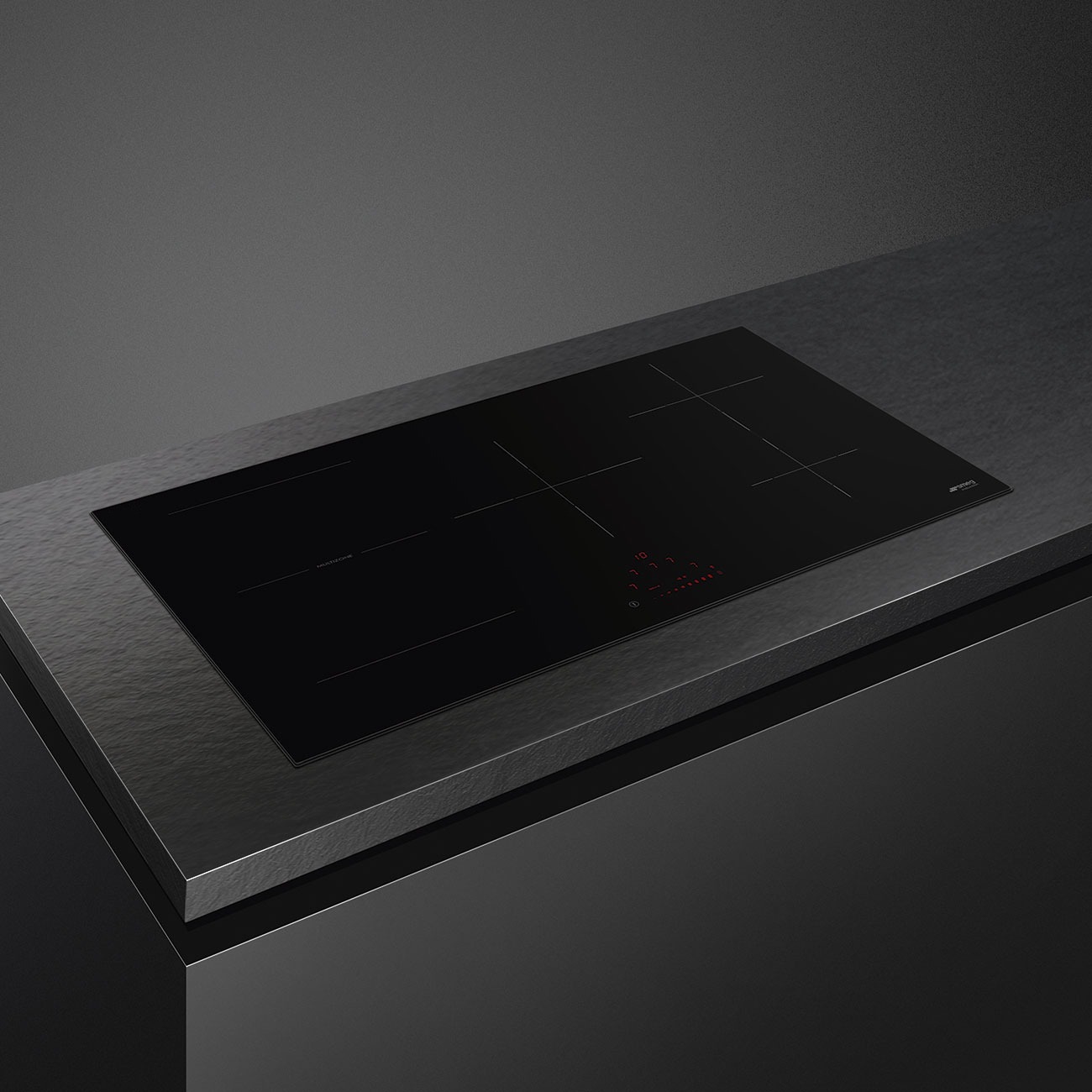 Smeg SI1M4954D Induktionskochfeld in Schwarz – Ansicht
