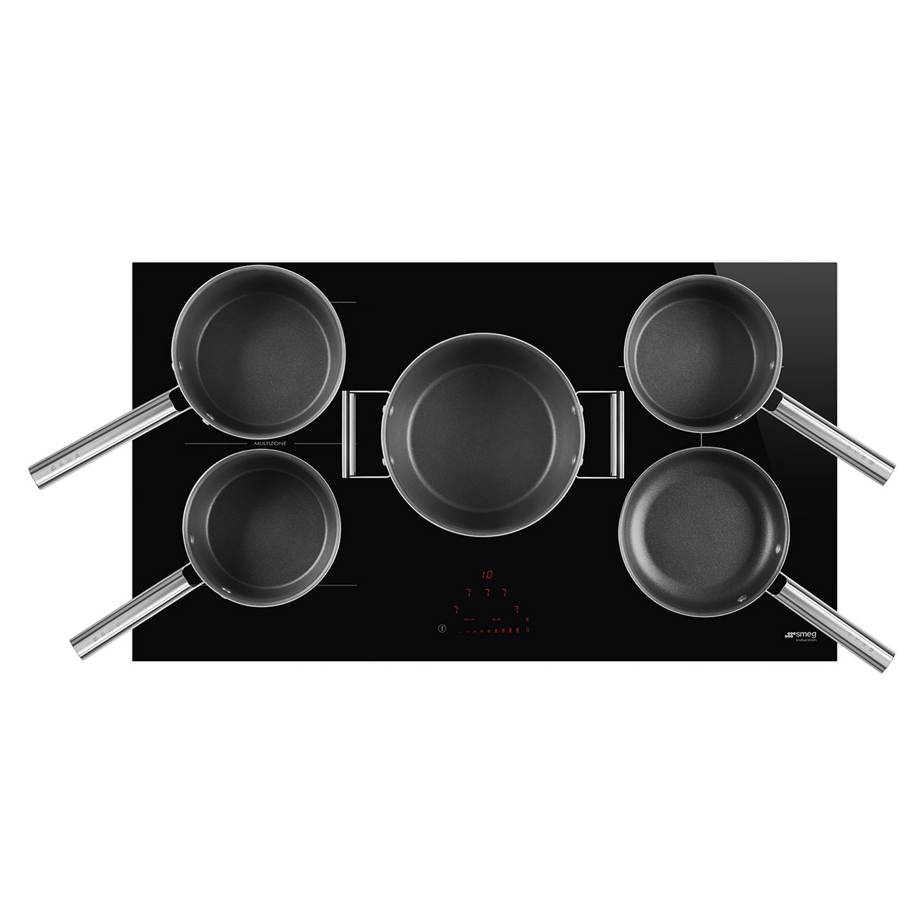 Smeg SI1M4954D Induktionskochfeld in Schwarz – Ansicht