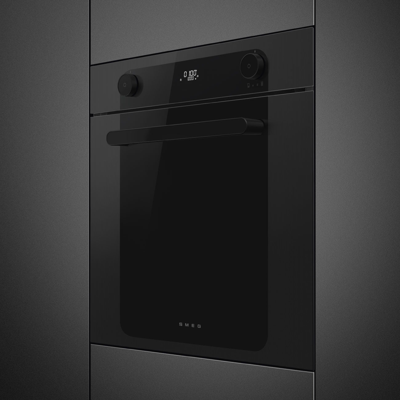 Smeg SOP6201S2B Dampfbackofen in Schwarz – Ansicht 2