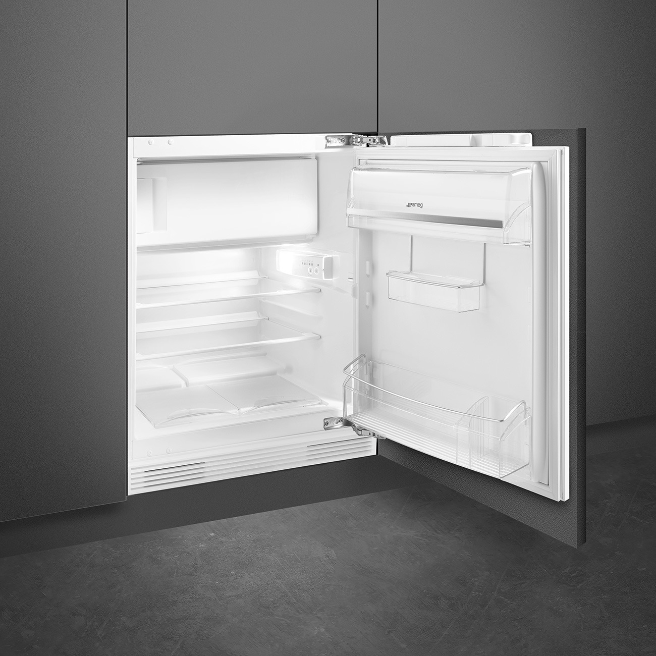 Smeg U8C082DE Unterbau-Kühlschrank – Innenansicht